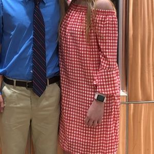 Off the shoulder dress